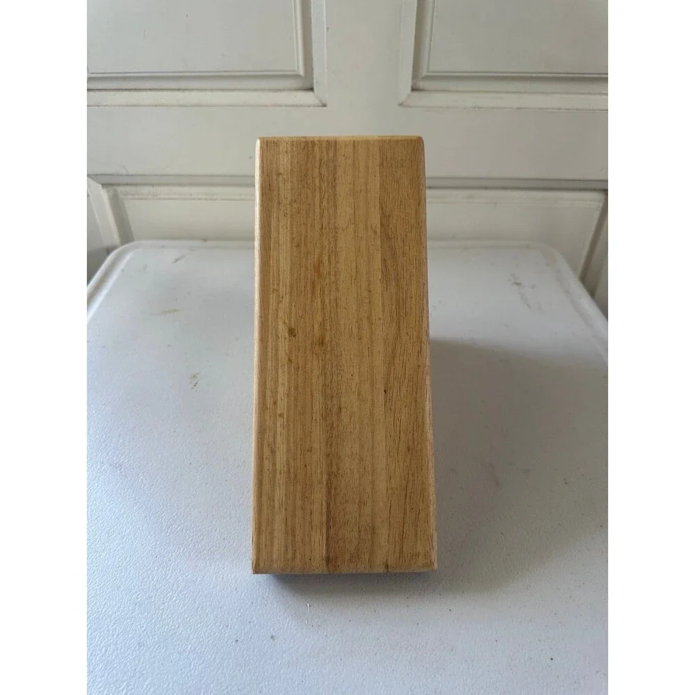 Wusthof 13-Slot Beech Wood Laser Engraved Logo European Cutlery Knife Block